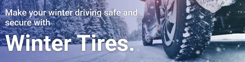 スノータイヤを利用して冬のドライブを安全・安心に！