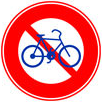 Closed to Bicycles