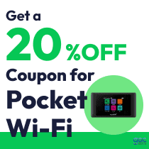 Get a 20% OFF Coupon for Pocket Wi-Fi